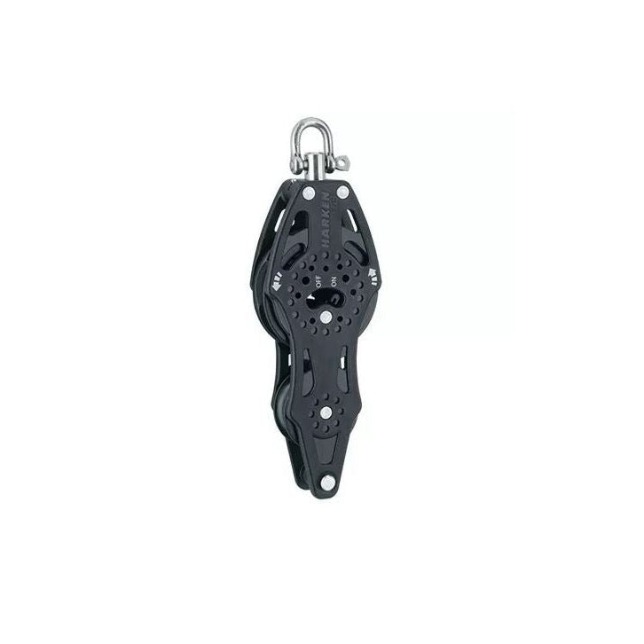 Harken 75mm Carbo Violin-Umlenkblock mit Hundsfott